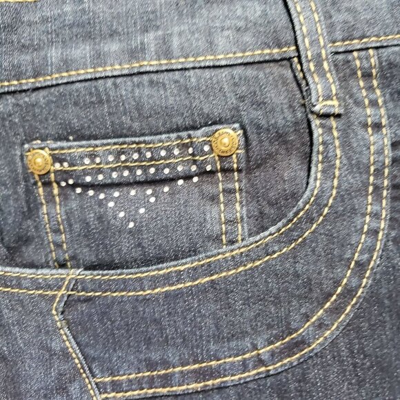 NEW COS Jeans Embellished Pockets Dark Wash Women's Plus Size 22 W NWT - Picture 8 of 9